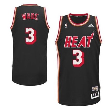 Camiseta retro Wade #3 Miami Heat Blanco - Haga un click en la imagen para cerrar